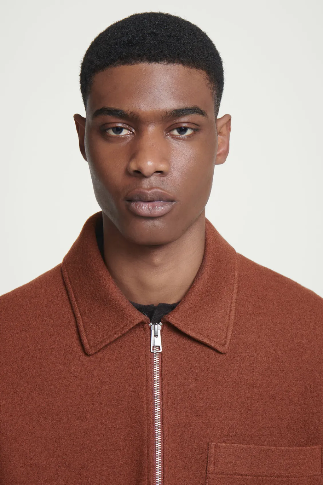 COS HALF-ZIP WOOL-BLEND SWEATER- Sweatshirts & Hoodies | Sweaters & Cardigans