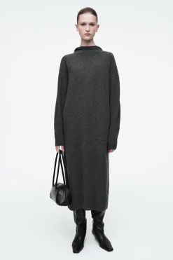 COS HOODED MERINO WOOL MAXI DRESS-Women Dresses & Jumpsuits | Sweaters & Cardigans
