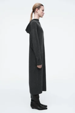 COS HOODED MERINO WOOL MAXI DRESS-Women Dresses & Jumpsuits | Sweaters & Cardigans