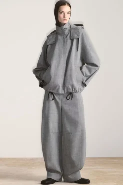 COS HOODED WOOL UTILITY JACKET-Women Coats & Jackets