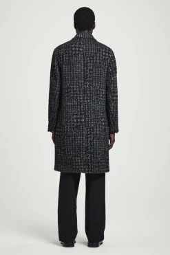 COS HOUNDSTOOTH BOUCLÉ OVERCOAT- Coats & Jackets