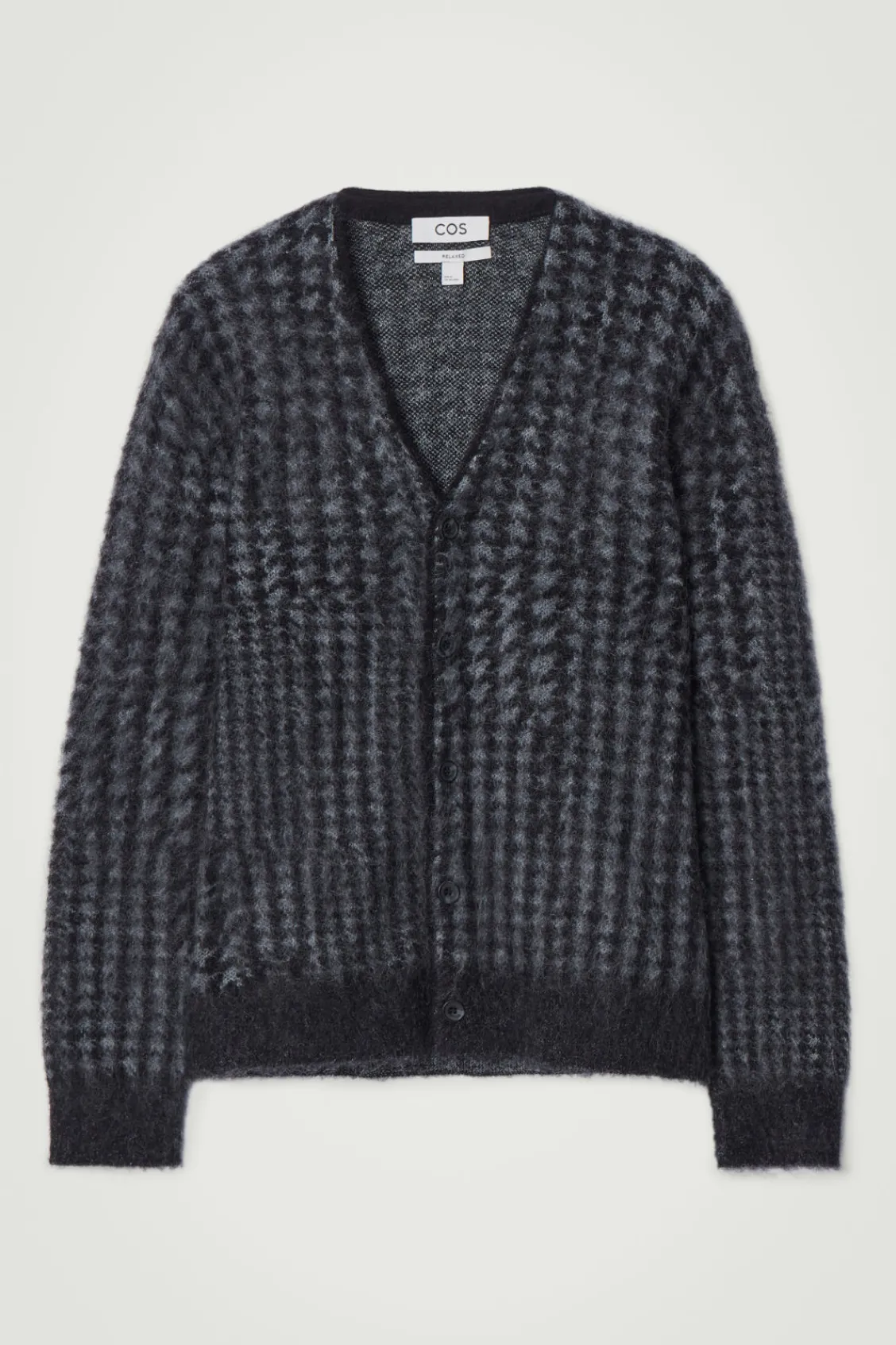 COS HOUNDSTOOTH MOHAIR-BLEND CARDIGAN- Sweaters & Cardigans