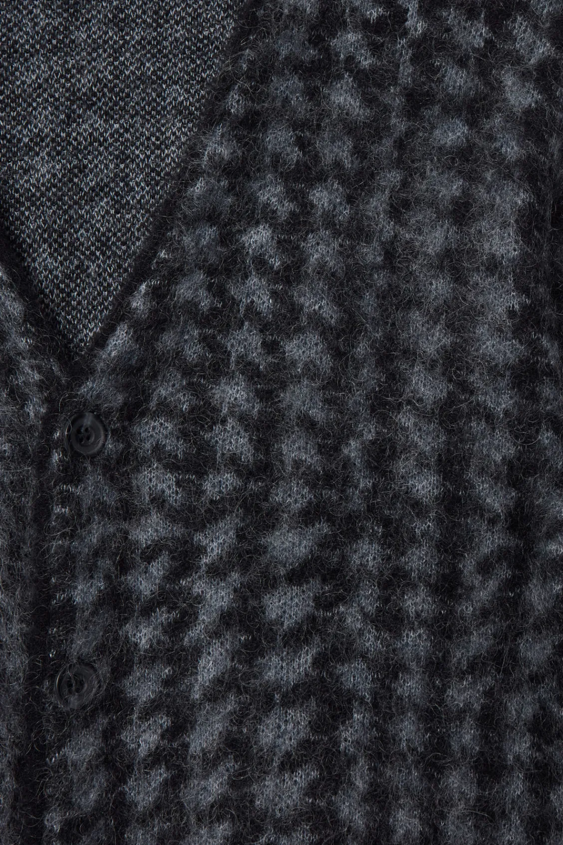 COS HOUNDSTOOTH MOHAIR-BLEND CARDIGAN- Sweaters & Cardigans