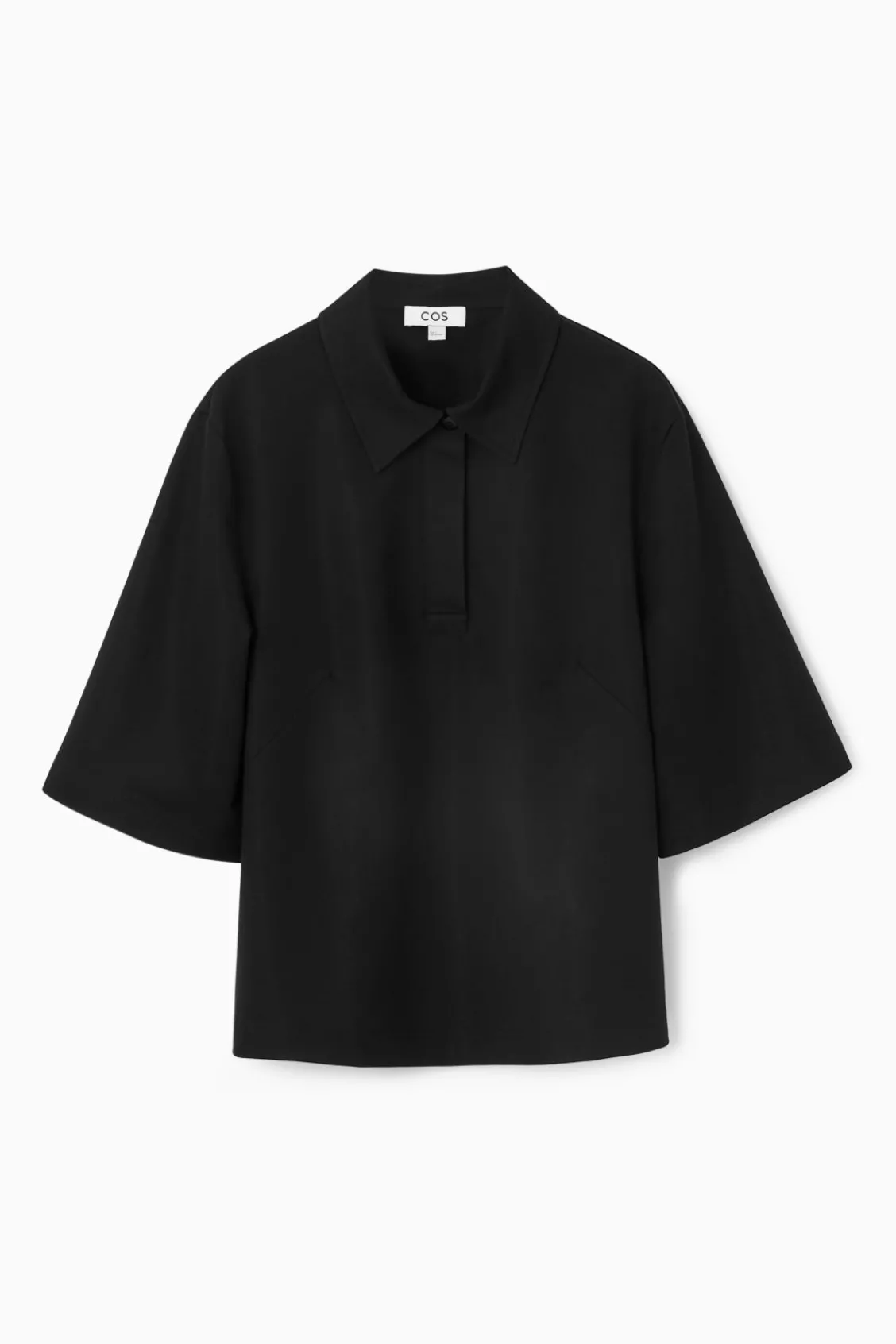 COS JERSEY POLO SHIRT-Women Shirts & Blouses | T-Shirts