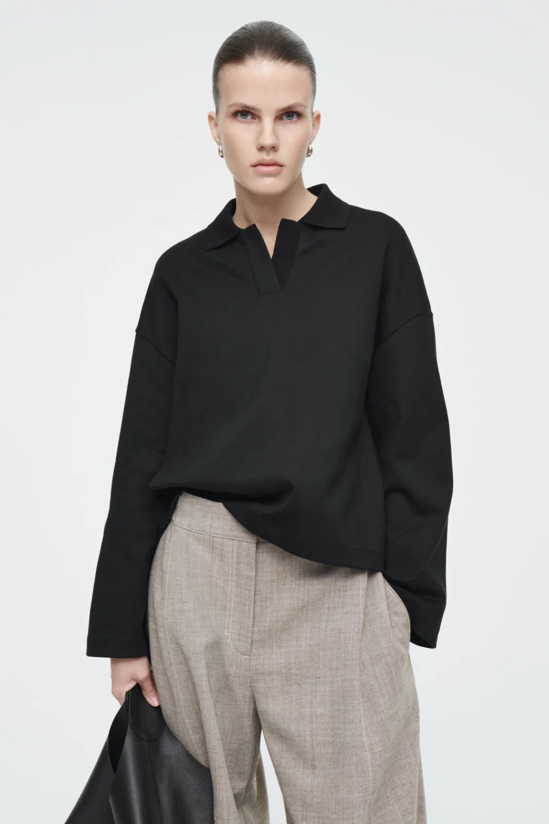 COS JERSEY RUGBY SHIRT-Women Shirts & Blouses | Tops