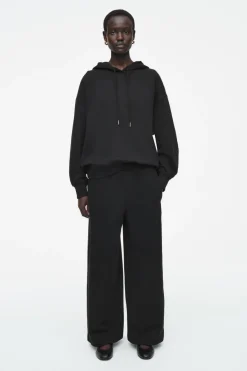 COS JERSEY WIDE-LEG JOGGERS-Women Pants