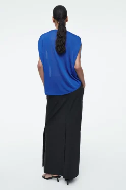 COS KNITTED CIRCLE-CUT T-SHIRT-Women T-Shirts | Tops