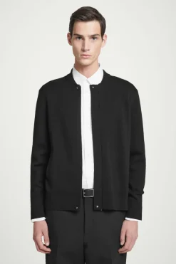 COS KNITTED WOOL BOMBER JACKET- Sweaters & Cardigans | Coats & Jackets