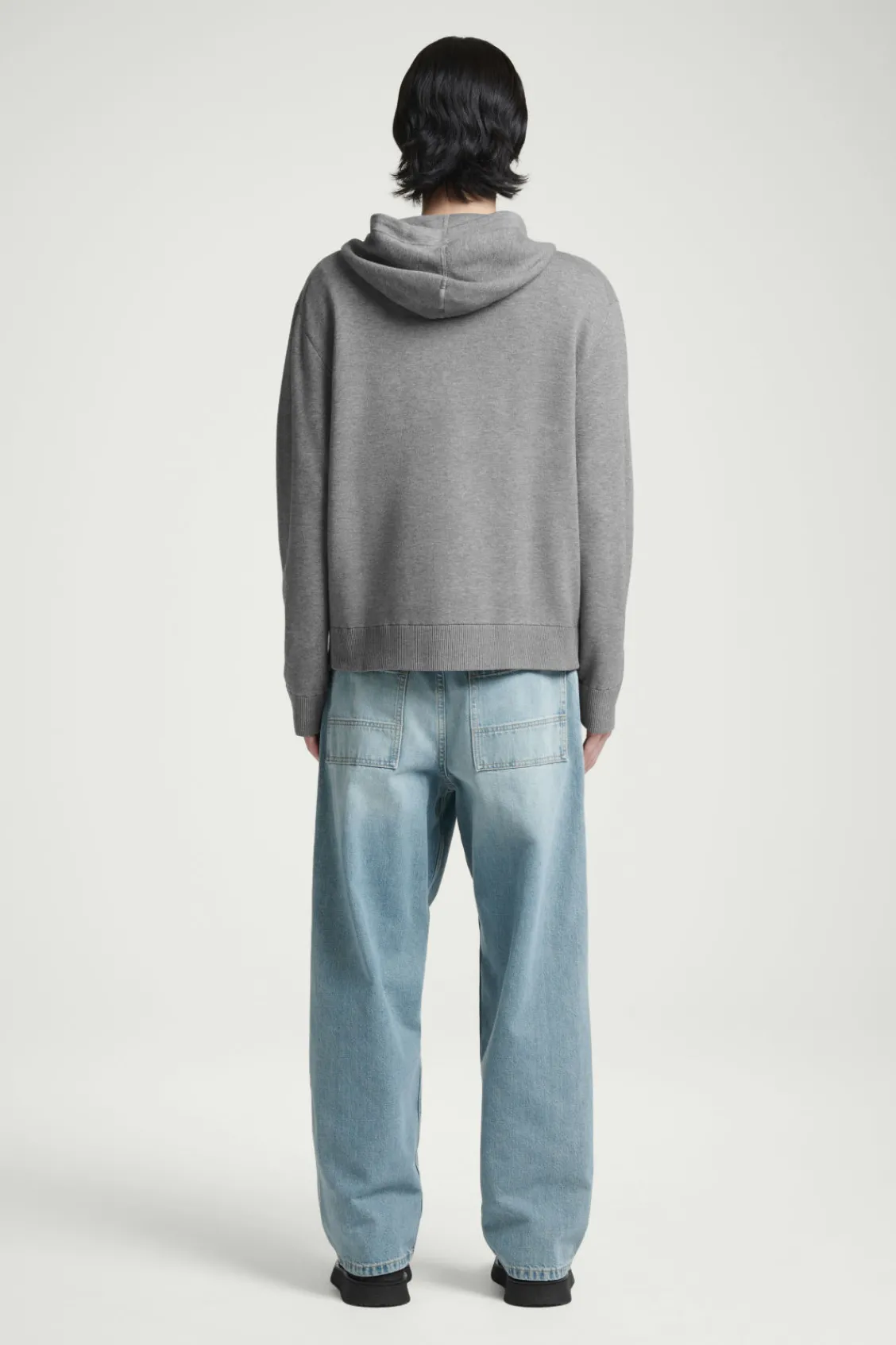 COS KNITTED ZIP-UP HOODIE- Sweatshirts & Hoodies | Sweaters & Cardigans