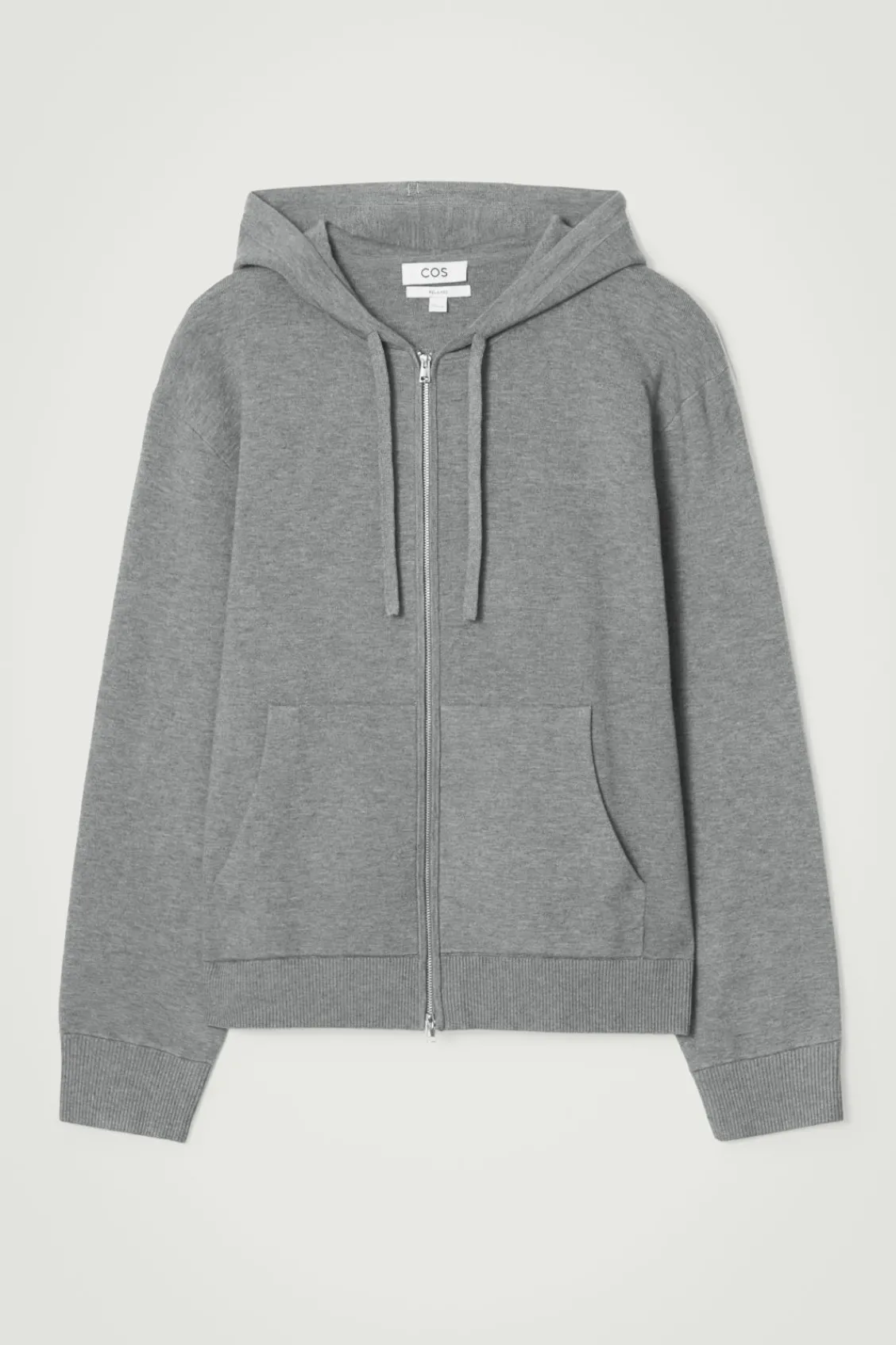 COS KNITTED ZIP-UP HOODIE- Sweatshirts & Hoodies | Sweaters & Cardigans