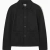 COS KNITTED-COLLAR WORKWEAR JACKET- Shirts | Sweaters & Cardigans
