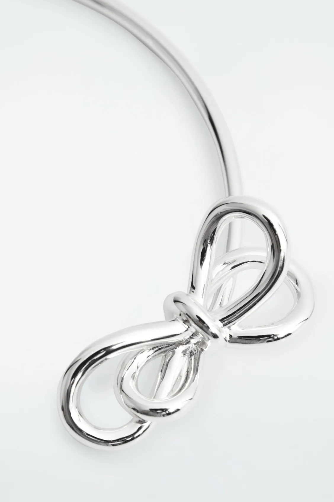 COS KNOTTED BOW CHOKER-Women Jewelry