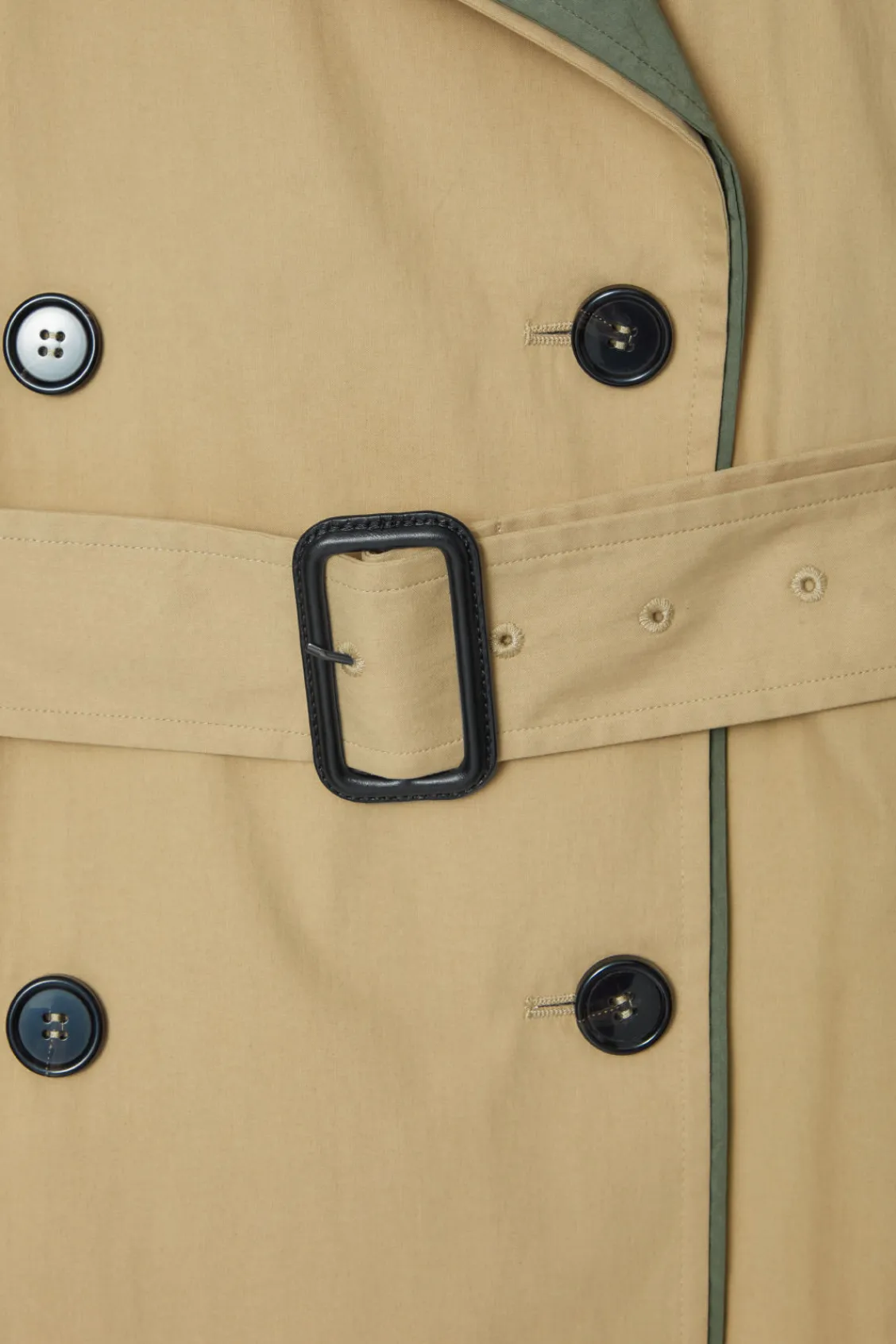 COS LAYERED DOUBLE-BREASTED TRENCH COAT-Women Coats & Jackets