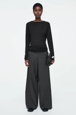 COS LAYERED LONG-SLEEVED TOP-Women T-Shirts | Tops