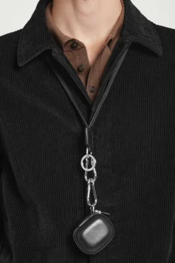 COS LEATHER KEY-FOB LANYARD- Bags & Wallets