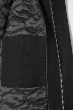 COS LEATHER-COLLAR FIELD JACKET- Coats & Jackets