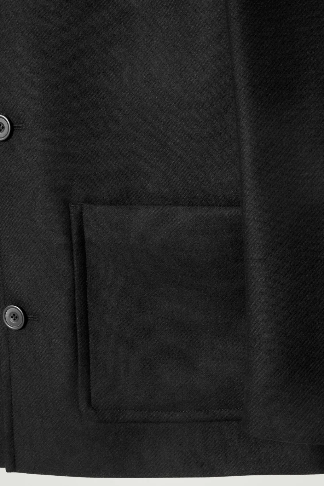 COS LEATHER-PANELED DONKEY JACKET- Coats & Jackets