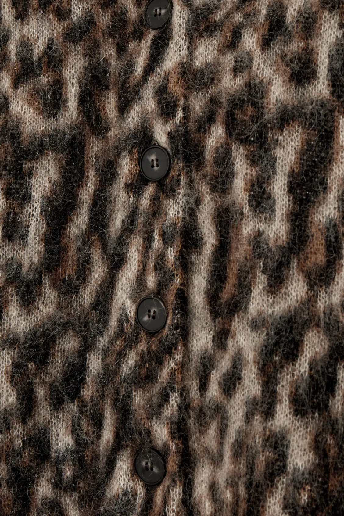 COS -PRINT MOHAIR-BLEND CARDIGAN-Women Sweaters & Cardigans
