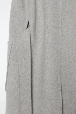 COS LONGLINE DOUBLE-FACED WOOL VEST-Women Coats & Jackets