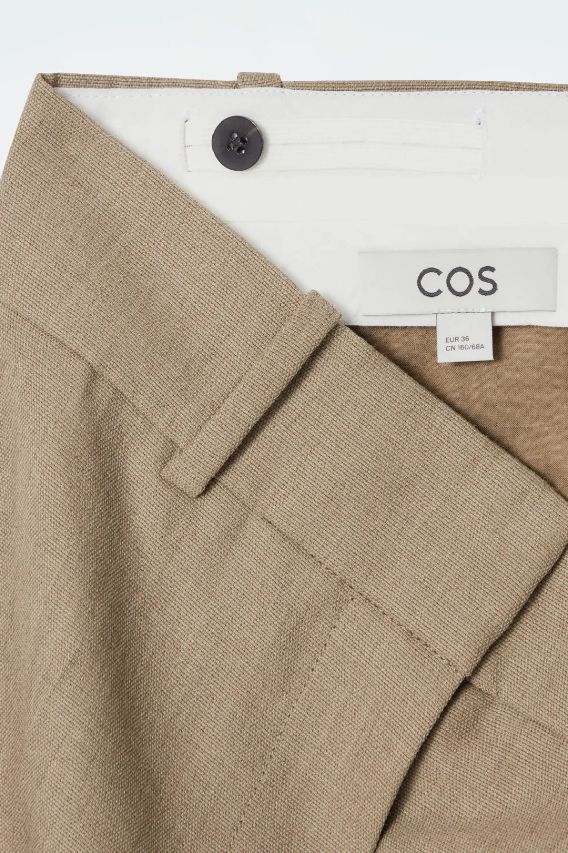COS LONGLINE WOOL-BLEND TWILL SHORTS-Women Vests & Tailoring | Pants