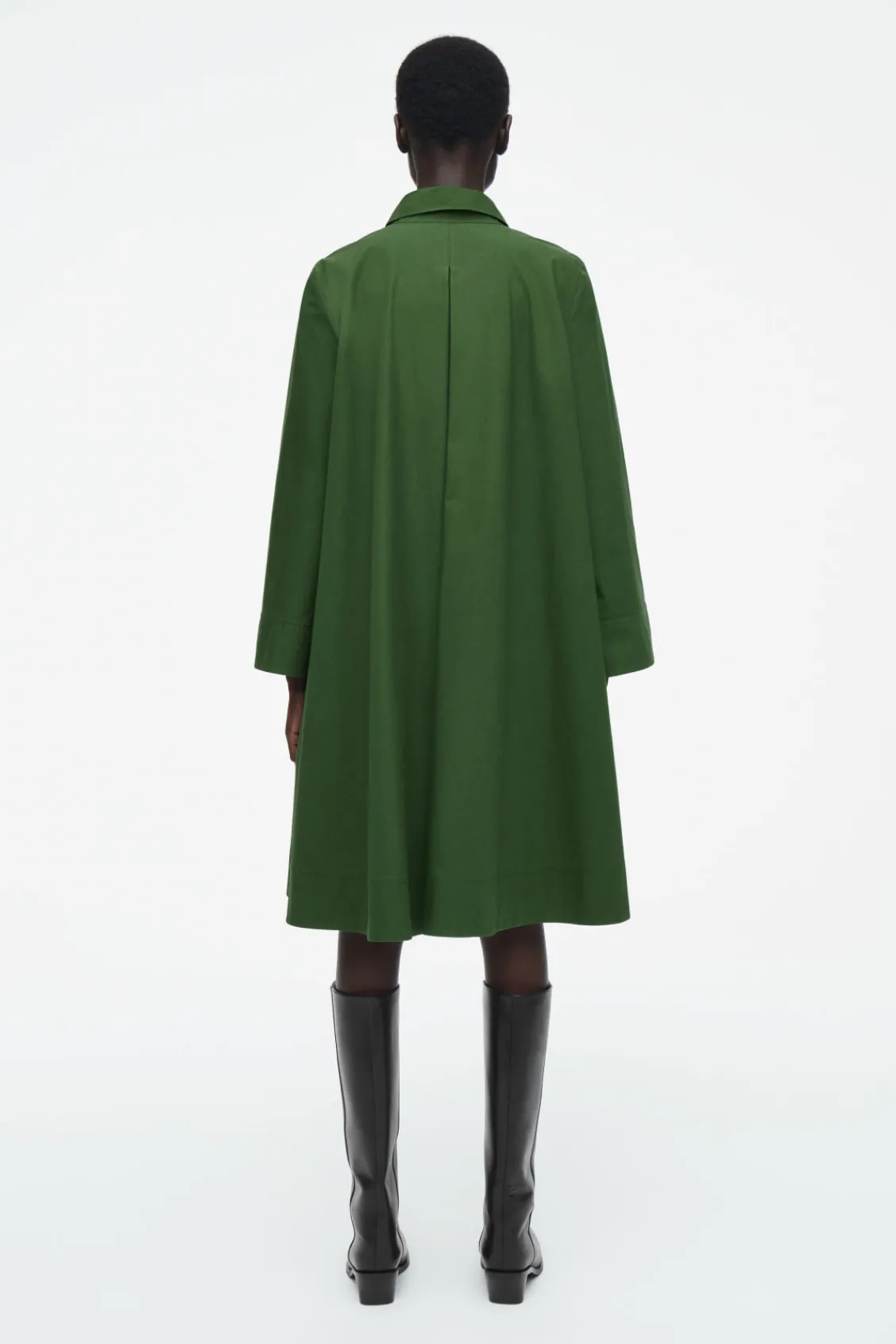 COS LONG-SLEEVED A-LINE SHIRT DRESS-Women Dresses & Jumpsuits