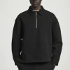 COS LONG-SLEEVED HALF-ZIP POLO SHIRT- Polo Shirts