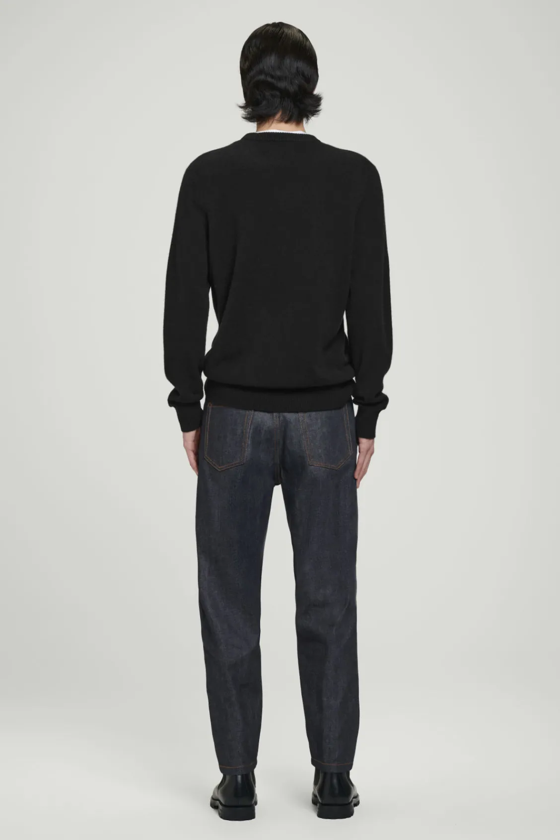 COS MARGIN RAW SELVEDGE TAPERED JEANS- Jeans | Pants
