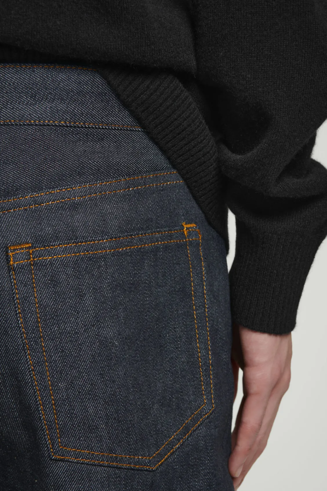 COS MARGIN RAW SELVEDGE TAPERED JEANS- Jeans | Pants
