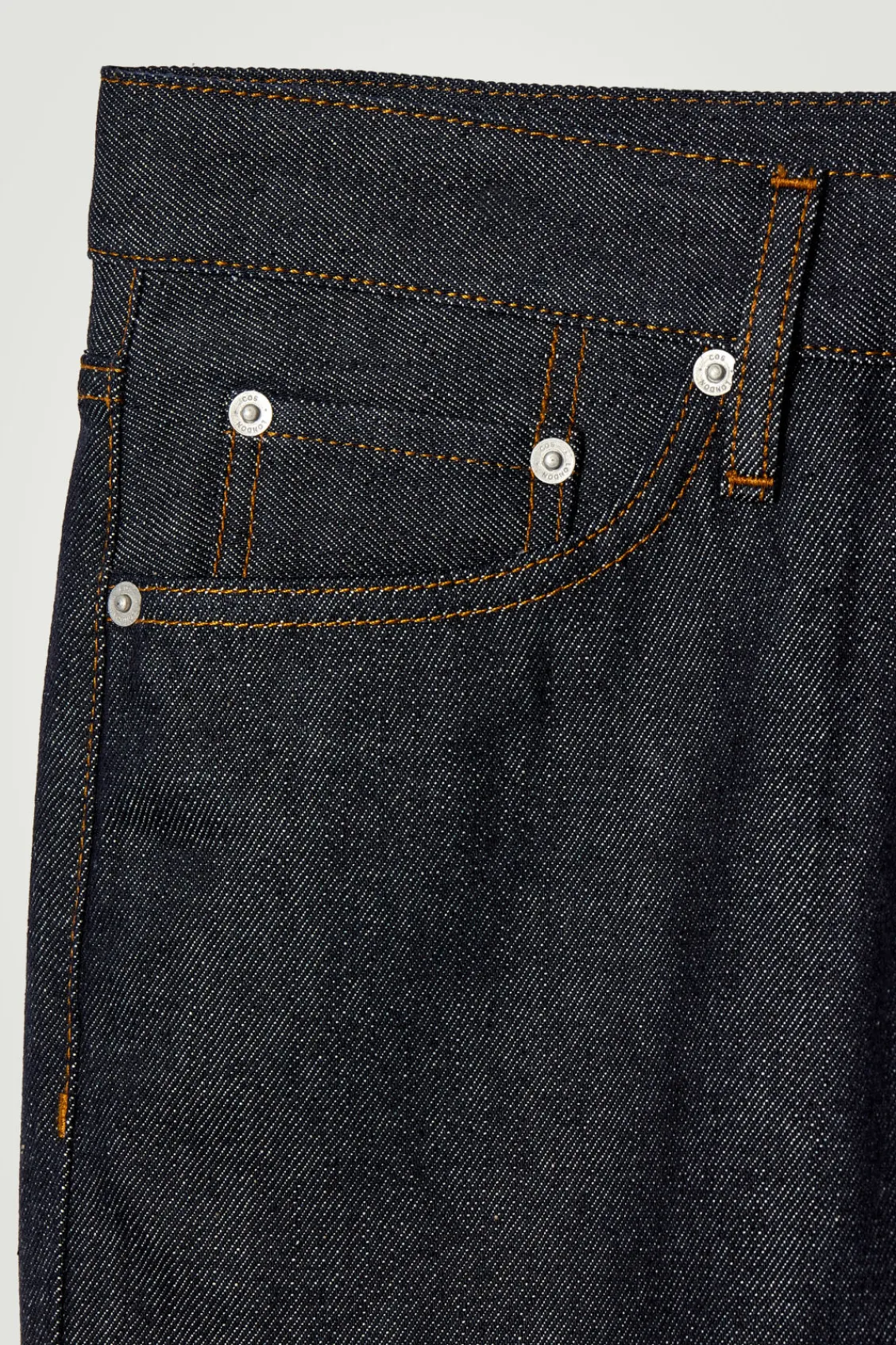 COS MARGIN RAW SELVEDGE TAPERED JEANS- Jeans | Pants