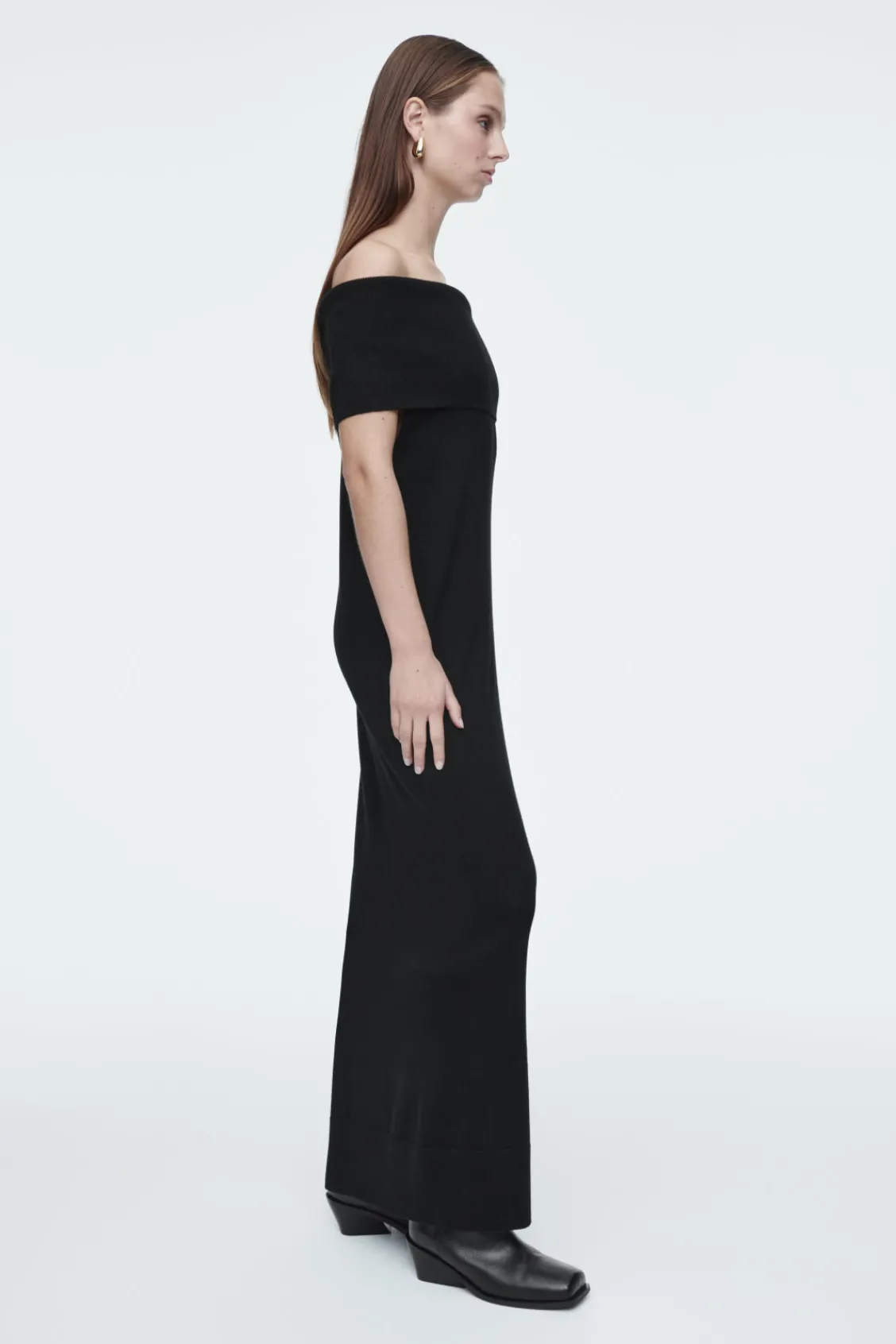 COS MERINO WOOL BARDOT DRESS-Women Dresses & Jumpsuits | Sweaters & Cardigans