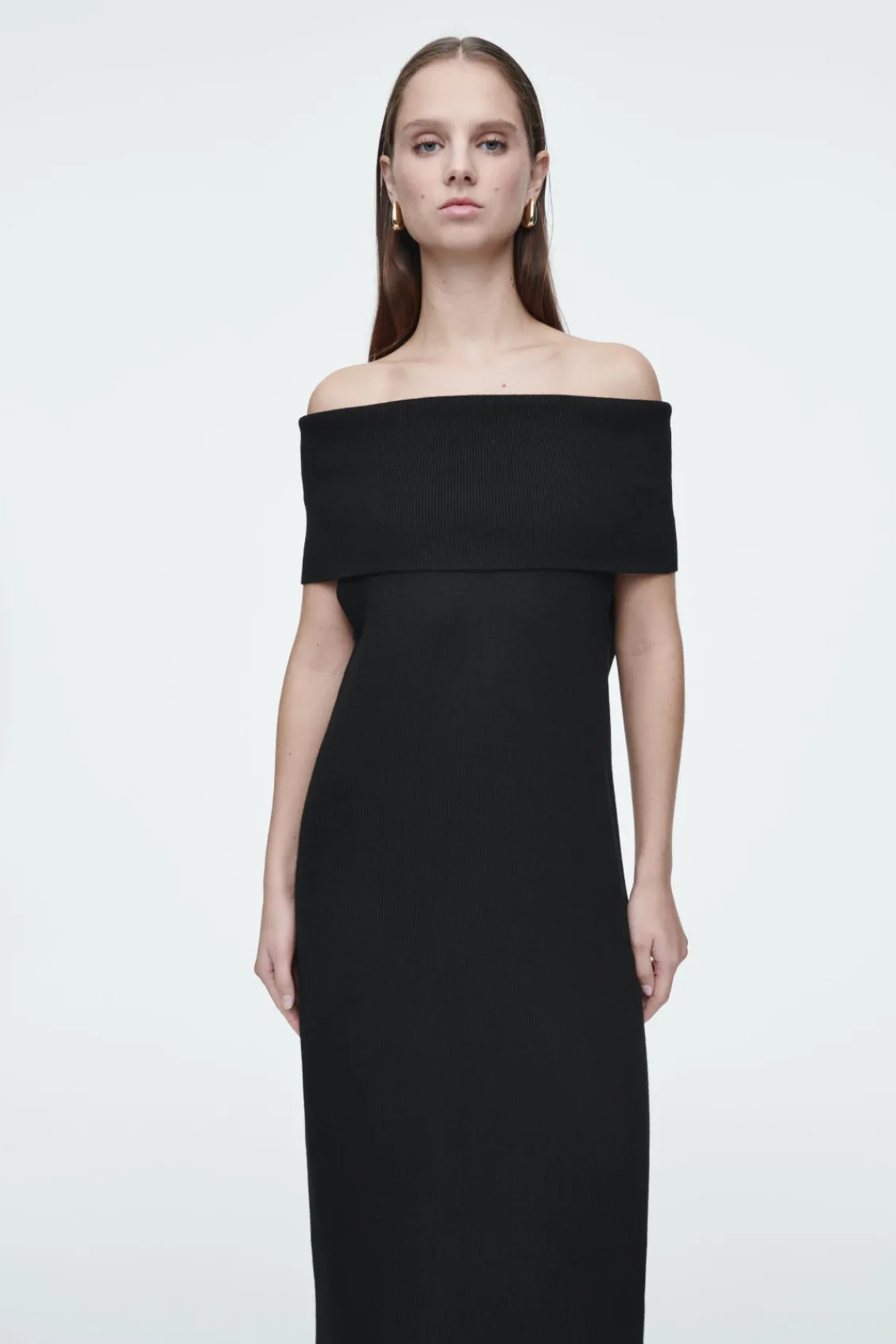 COS MERINO WOOL BARDOT DRESS-Women Dresses & Jumpsuits | Sweaters & Cardigans