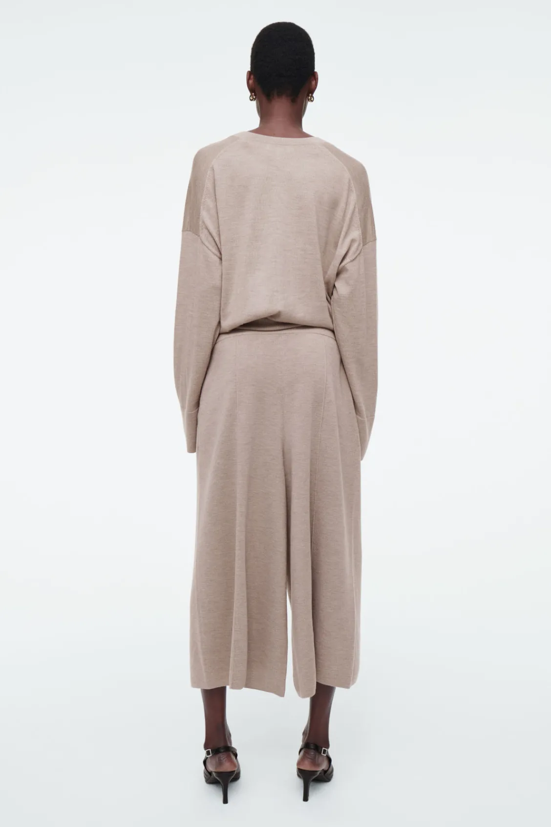 COS MERINO WOOL CULOTTES-Women Pants | Sweaters & Cardigans