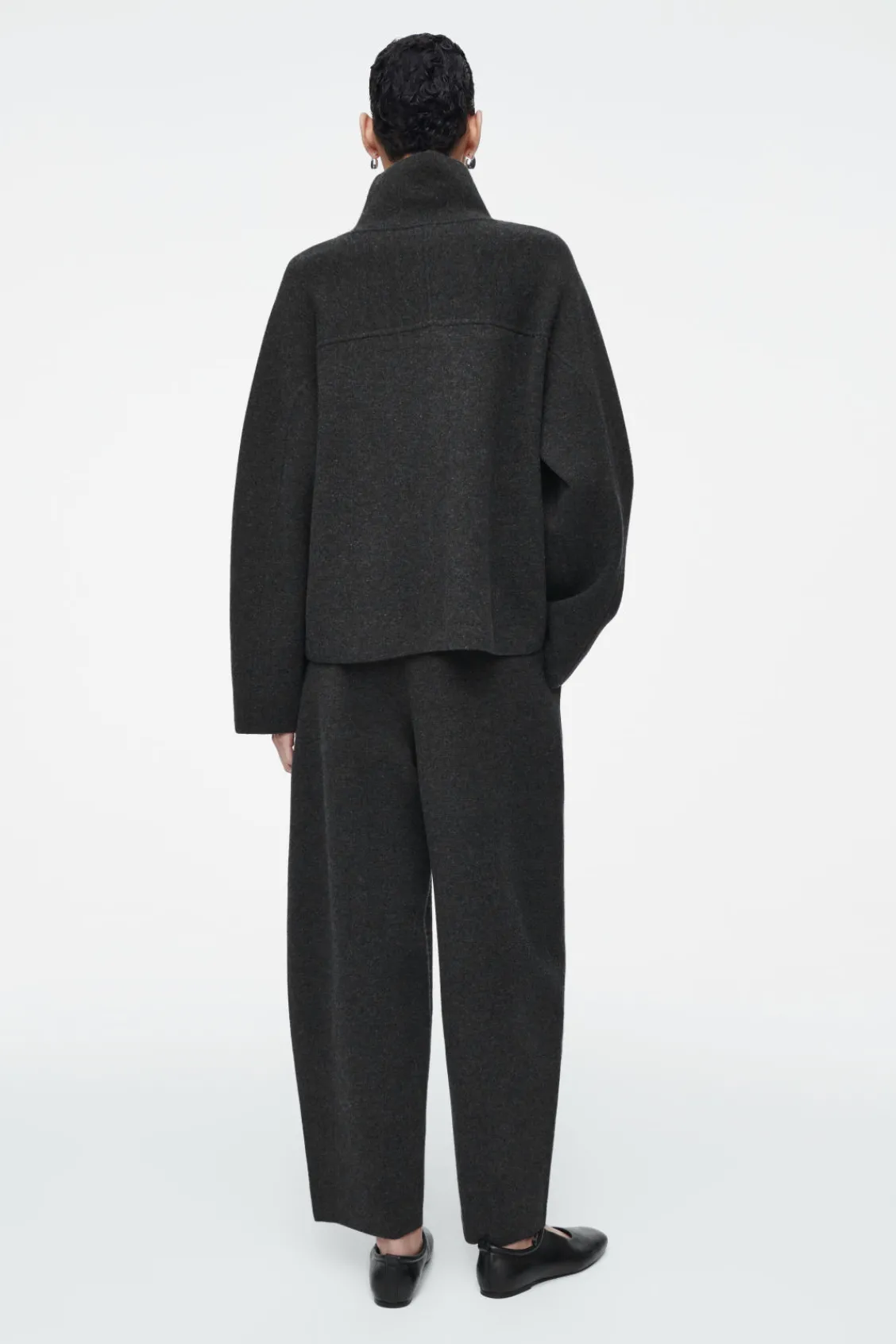 COS MERINO WOOL HALF-ZIP JUMPER-Women Tops | Sweaters & Cardigans
