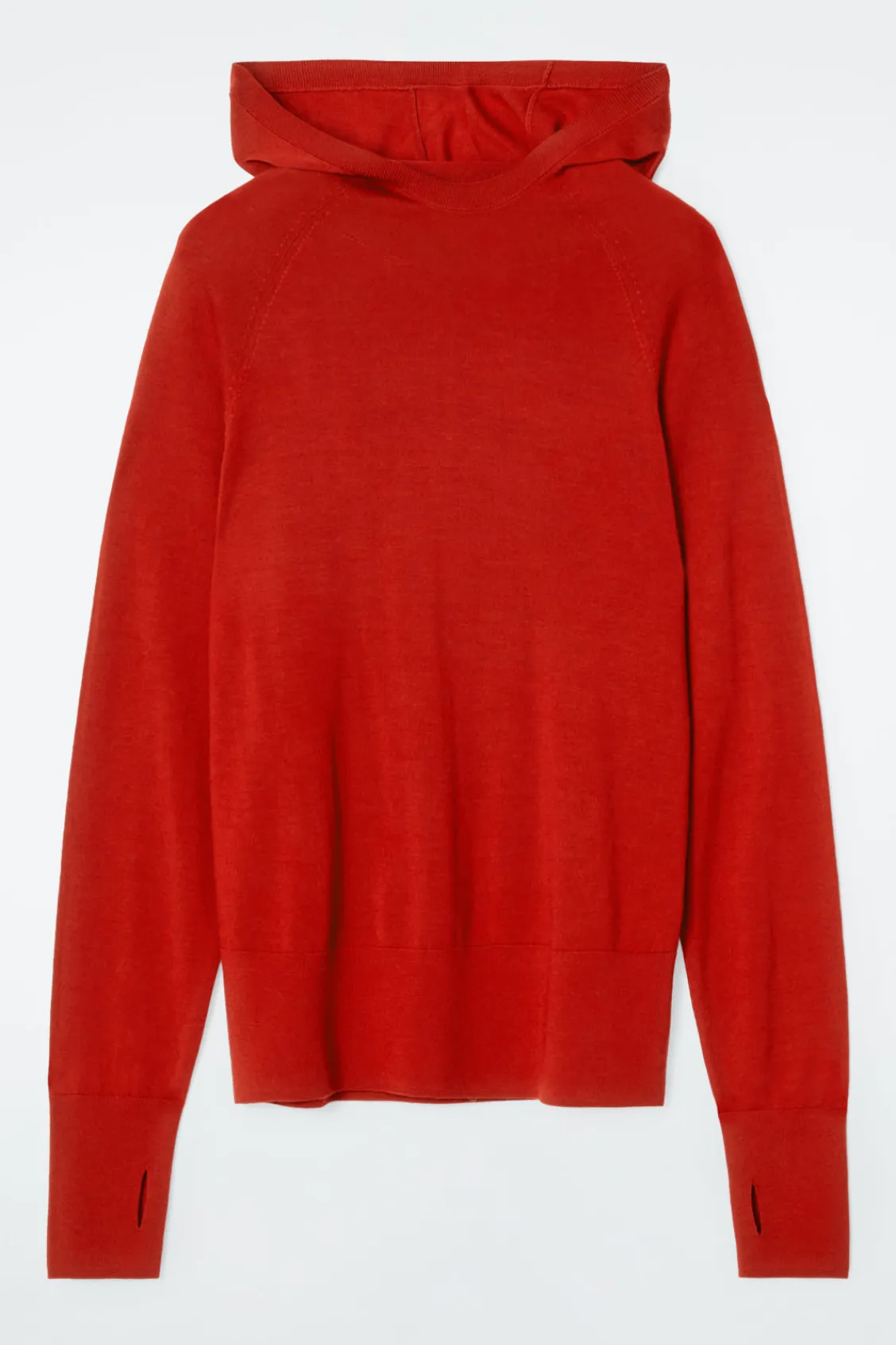 COS MERINO WOOL HOODIE-Women Tops | Sweaters & Cardigans