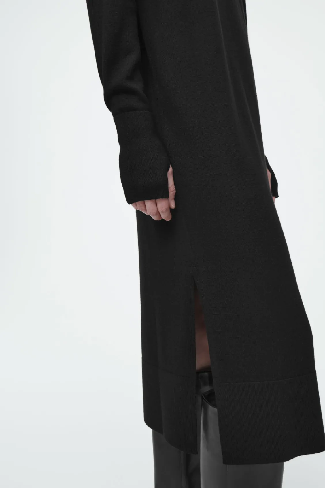 COS MERINO WOOL MIDI DRESS-Women Dresses & Jumpsuits | Sweaters & Cardigans