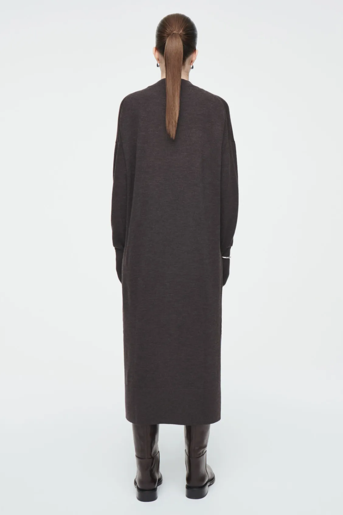 COS MERINO WOOL MIDI DRESS-Women Dresses & Jumpsuits | Sweaters & Cardigans