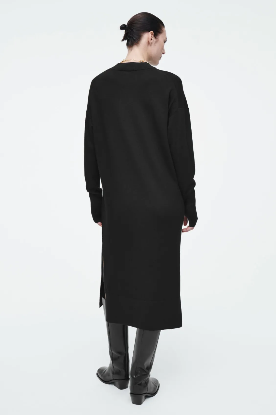 COS MERINO WOOL MIDI DRESS-Women Dresses & Jumpsuits | Sweaters & Cardigans