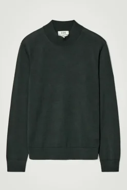 COS MERINO WOOL MOCK-NECK JUMPER- Sweaters & Cardigans