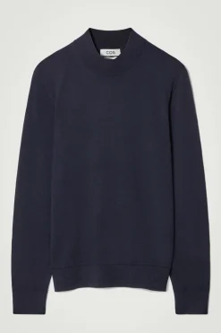 COS MERINO WOOL MOCK-NECK JUMPER- Sweaters & Cardigans