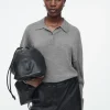COS MERINO WOOL POLO SHIRT-Women Shirts & Blouses | Tops