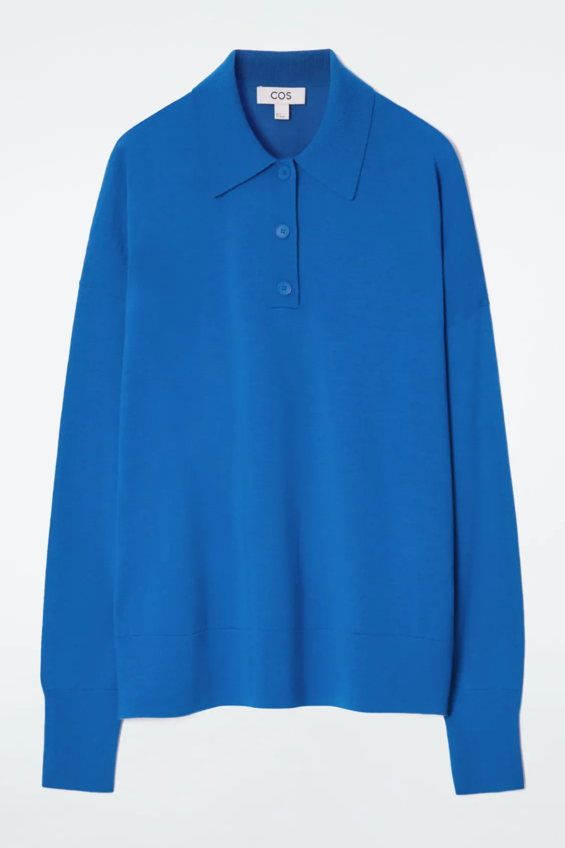 COS MERINO WOOL POLO SHIRT-Women Shirts & Blouses | Tops