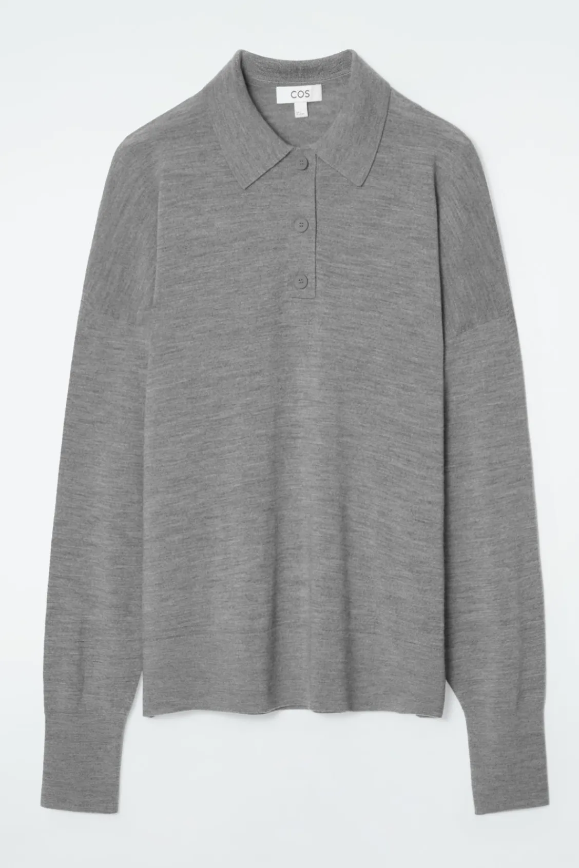 COS MERINO WOOL POLO SHIRT-Women Shirts & Blouses | Tops