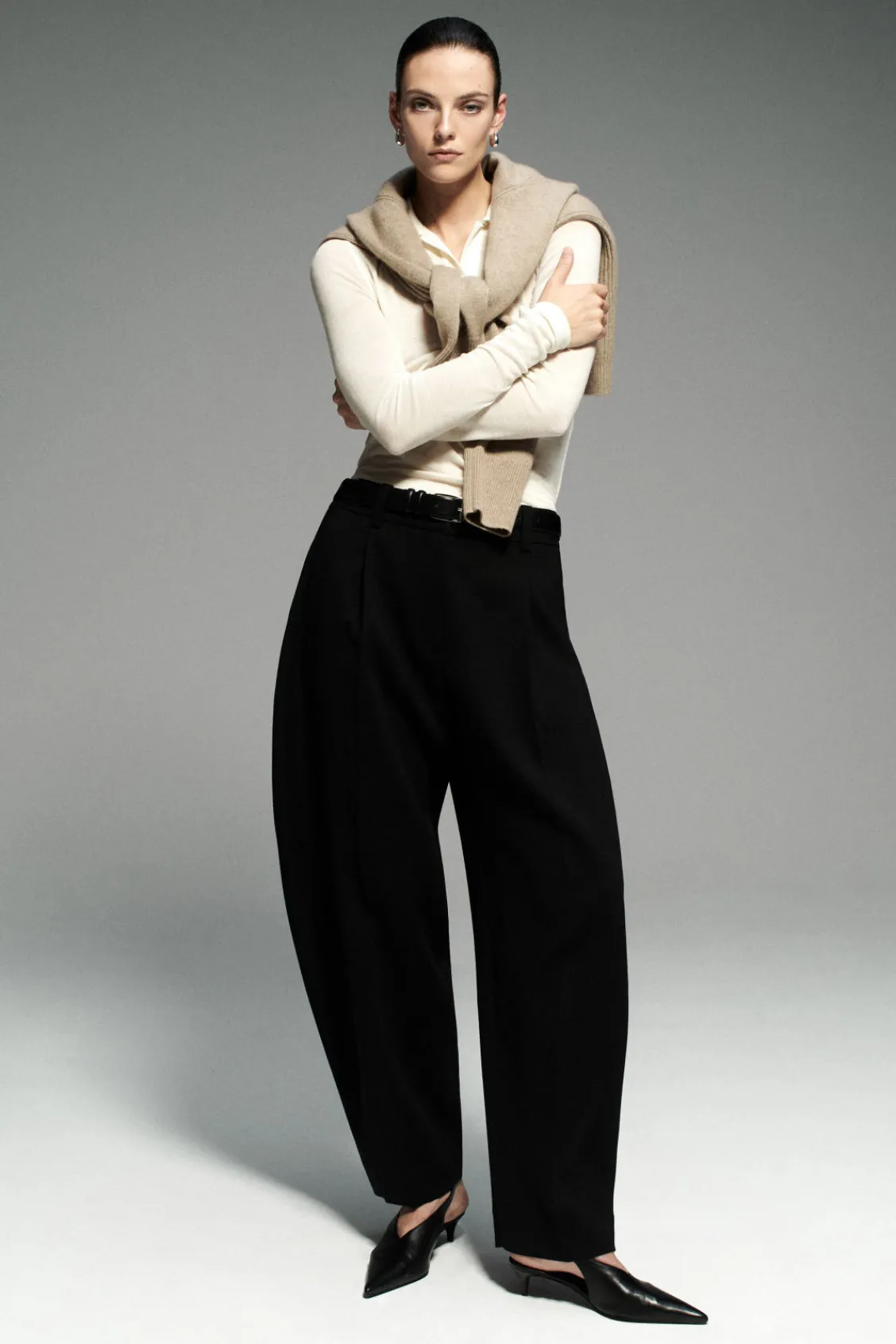 COS MERINO WOOL POLO SHIRT-Women Shirts & Blouses | Tops