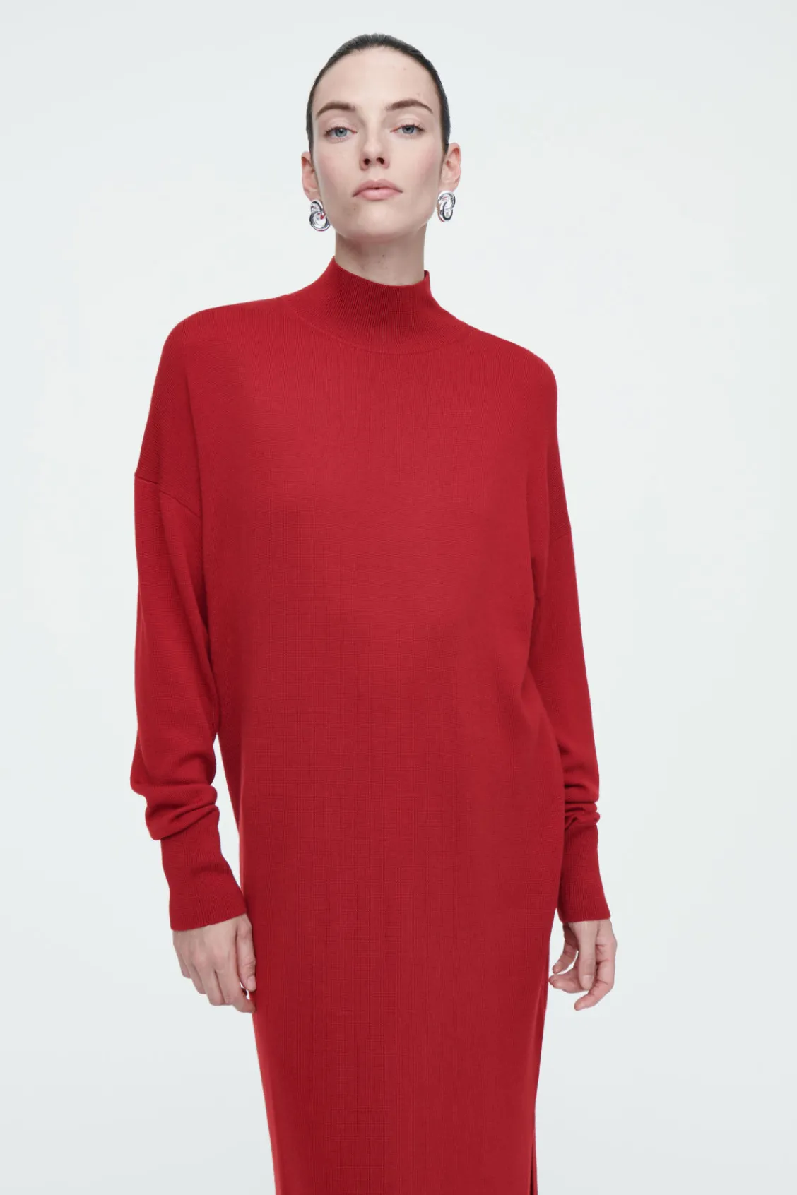 COS MERINO WOOL TURTLENECK DRESS-Women Dresses & Jumpsuits | Sweaters & Cardigans