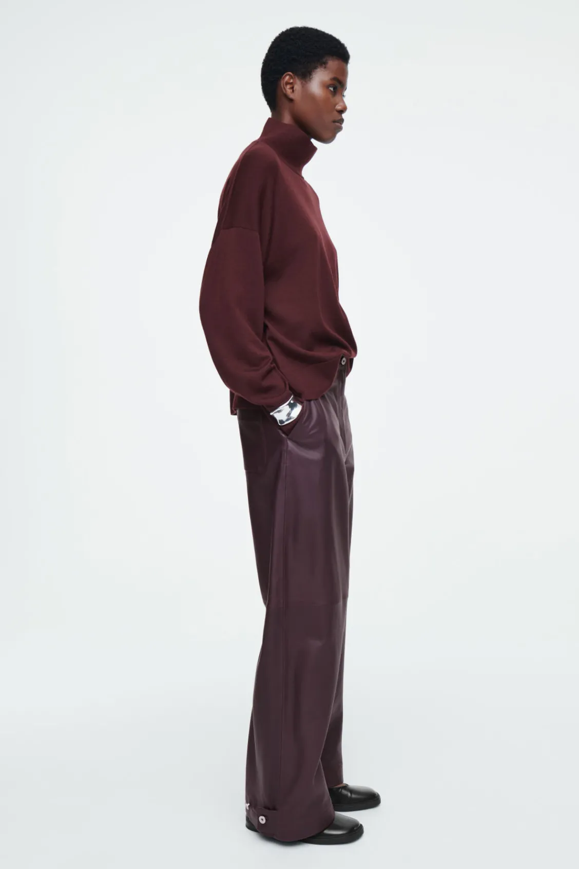 COS MERINO WOOL TURTLENECK SWEATER-Women Sweaters & Cardigans