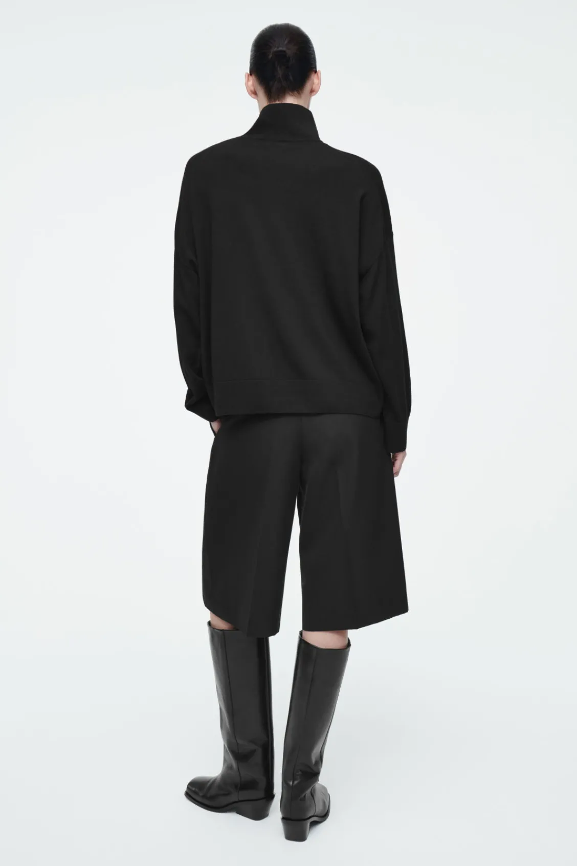 COS MERINO WOOL TURTLENECK SWEATER-Women Sweaters & Cardigans