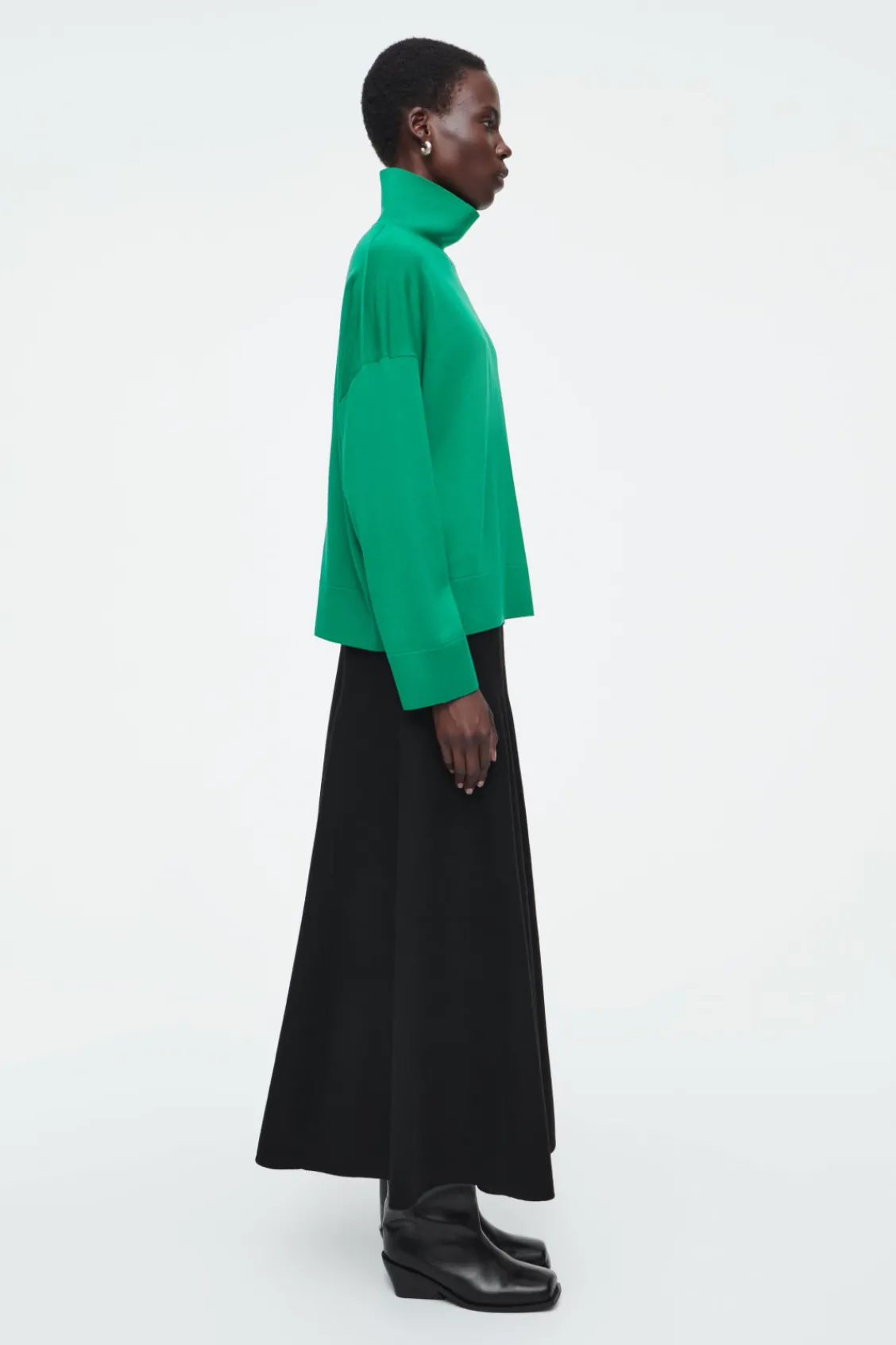 COS MERINO WOOL TURTLENECK SWEATER-Women Sweaters & Cardigans