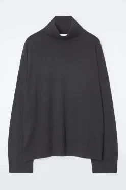 COS MERINO WOOL TURTLENECK SWEATER-Women Sweaters & Cardigans