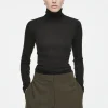 COS MERINO WOOL TURTLENECK TOP-Women T-Shirts | Tops