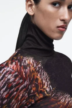 COS MERINO WOOL TURTLENECK TOP-Women Tops | Sweaters & Cardigans